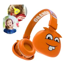 Fone Infantil Bluetooth Personagens Infantil Mostro Laranja Foto mini  3
