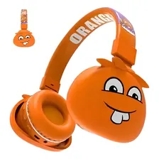 Fone Infantil Bluetooth Personagens Infantil Mostro Laranja Foto mini  2
