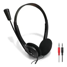 Fone Microfone Headset Escritório Notebook Home Office Cor Preto Foto mini  3