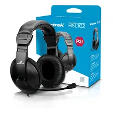 Fone MultimÃdia Hsl-102 Preto Fortrek Foto mini 1
