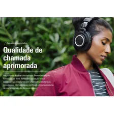 Fone Ouvido Audio Technica Ath-m50xbt2 Bluetooth Com Alexa Foto mini 4