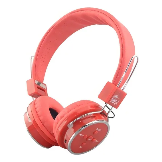 Fone Ouvido B05 Headphone Bluetooth Sd Fm Fit Vermelho Foto 1