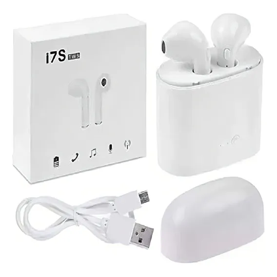 Fone Ouvido Bluetooth I7s 4.2 Par Tws Sem Fio 100% Original Foto 1