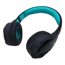 Fone Ouvido Bluetooth Sem Fio Headphone Áudio Stereo Cor Azul Foto mini 4