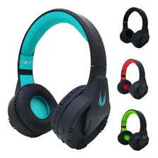 Fone Ouvido Bluetooth Sem Fio Headphone Áudio Stereo Cor Azul Foto mini 1