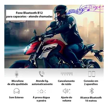 Fone Ouvido Capacete Moto - Bluetooth Foto mini 3