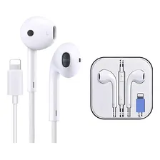 Fone Ouvido Com Fio Compatível iPhone Cor Branco Foto mini  3
