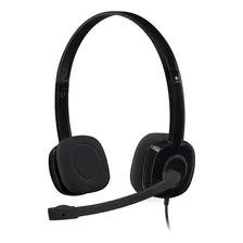 Fone Ouvido Com Microfone Logitech H151 P2 Ajustável Cor Preto Foto mini 2