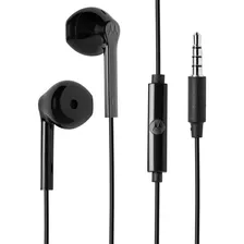 Fone Ouvido Com Microfone Motorola Moto E22 G52 G60 Cor Preto Foto mini 1