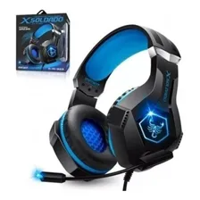 Fone Ouvido Headset Gamer Xsoldado Gh-x1000 Azul Foto mini  2