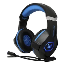 Fone Ouvido Headset Gamer Xsoldado Gh-x1000 Azul Foto  mini 1