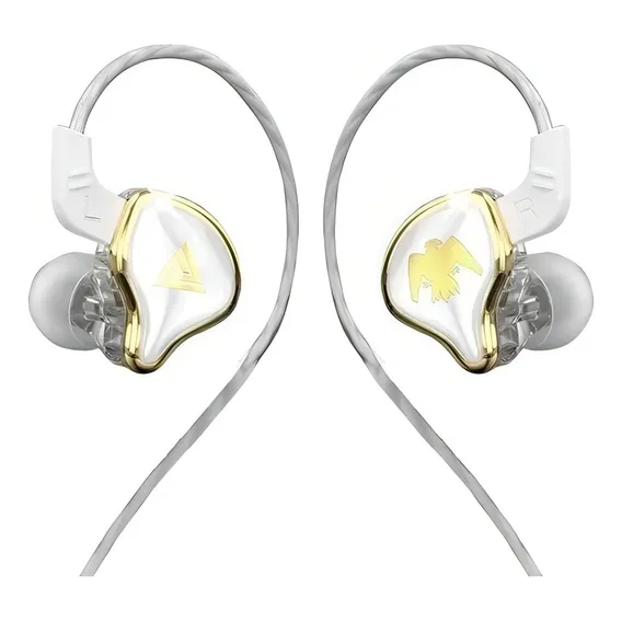 Fone Ouvido In Ear Qkz Ak6 Ares Cor Branco Foto 1