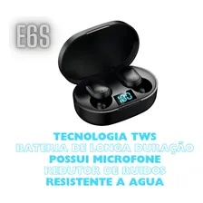 Fone Ouvido Sem Fio E6s Hifi 5.0 Controle Voz Fone Ouvido Foto mini 3