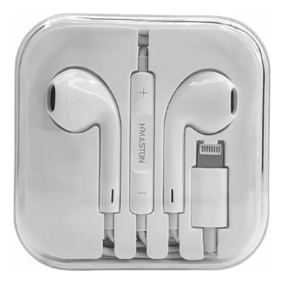 Fone Para iPhone H'maston Cor Branco Foto 1