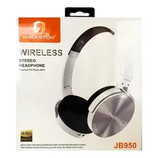 Fone Sem Fio Hmaston Bluetooth Headset Fm Rádio Mp3 Jb950 Cor Dourado Foto mini 1