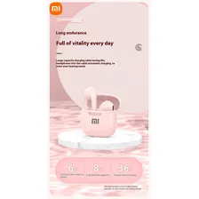 Fone Xiaomi Bluetooth Air A2 Tws 9d Alta Fidelidade Cor Rosa Foto mini  3