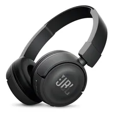 Fones de ouvido Bluetooth sem fio Jbl T450 Bt pretos Foto  mini 1