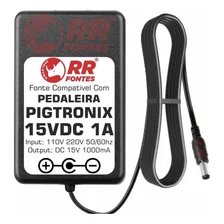 Fonte 15v Para Pedal De Efeitos Pedaleira Efeitos Pigtronix Foto mini 1