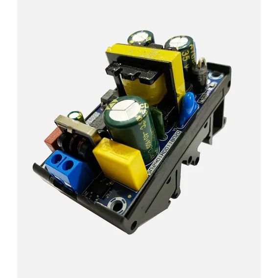 Fonte 24vdc 1a Entrada Bivolt Chaveada Isolada 25w P/ Trilho Foto 1