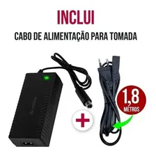 Fonte 42v P/bike Patinete Scooter Elétrica Carregador Bivolt 100v/240v Foto mini 4