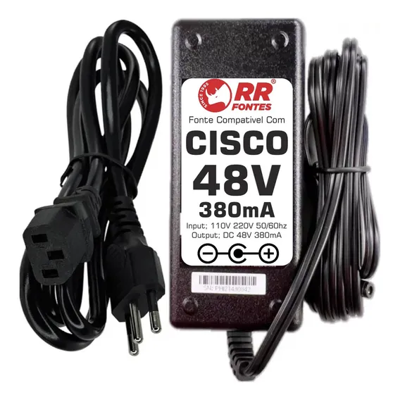 Fonte 48v 0,380ma Do Aironet Air-cap1602e-e-k9 Cisco Foto 1