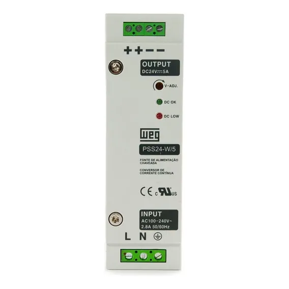 Fonte 5a Chaveada 70w 24vcc Pss24-w/5 Weg - 13108206 Foto 1