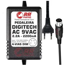 Fonte Ac 9vac 2.2a Para Pedal Digitech Studio Quad V1 V2 V4 Foto mini 1