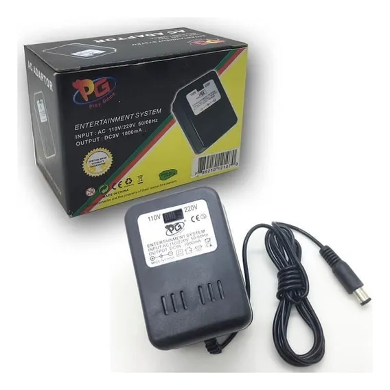 Fonte Ac Adaptador Bivolt 110v 220v Super Nintendo Snes Foto 1