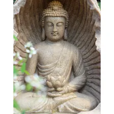 Fonte Água Buda Cascata Decoração Jardim Iluminada Led Hindu Foto mini 4