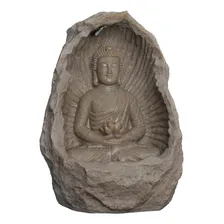 Fonte Água Buda Cascata Decoração Jardim Iluminada Led Hindu Foto  mini 1