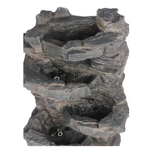 Fonte Água Cascata Pedra Led Decorativa Jardim Realista Foto mini 3