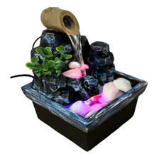 Fonte Agua Decorativa Cascata Artificial Relaxante Iluminada 110v/220v Foto mini 1