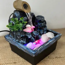 Fonte Agua Decorativa Cascata Artificial Relaxante Iluminada 110v/220v Foto mini 3
