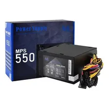 Fonte Atx 550w Mps550 Mtek Real Gamer 24 Pinos (12cm Fan) Foto mini 1