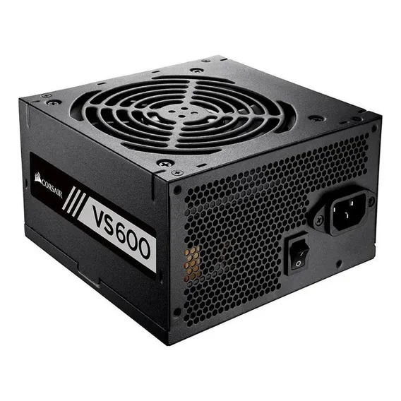 Fonte Atx 650w Vs600 80 Plus Corsair Cor Preto 127/220v Foto 1