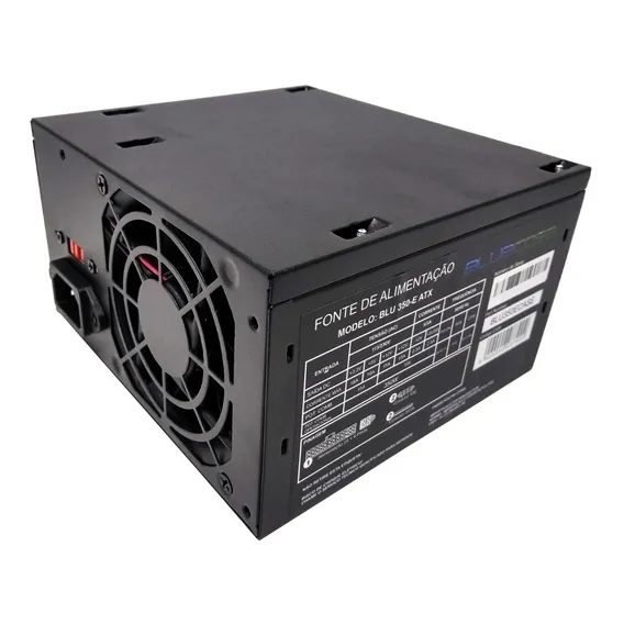 Fonte Atx Bluecase 350w Real Bivolt Chaveada Computador Pc Foto 1