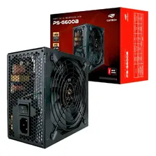 Fonte Atx Pc Gamer 600w Reais 80plus Bronze Pfc Ativo Bivolt Cor Preto 115230V Foto mini 1