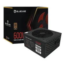 Fonte Atx Semi Modular Bluecase 600w 80 Plus Bronze Foto  mini 1