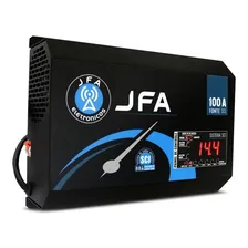 Fonte Automotiva Jfa 100a Slim Bivolt VoltÃmetro Digital Som Foto mini 1