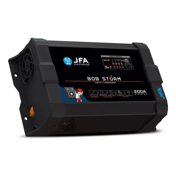 Fonte Automotiva Jfa Storm 200a Bob Carregador Automático Bivolt Cor BOB 200A JFA Foto 1