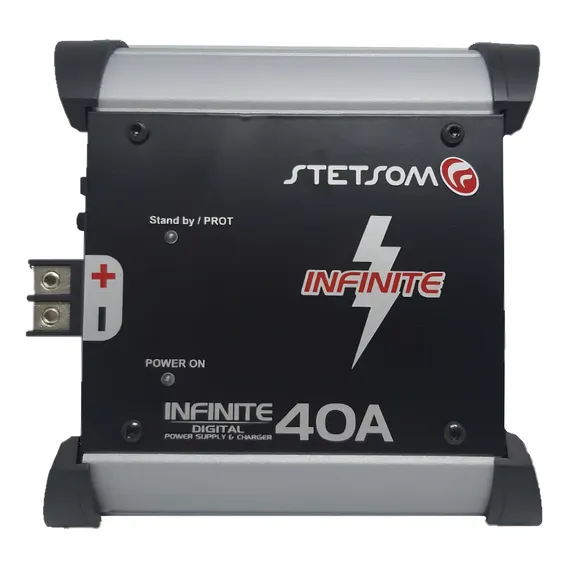 Fonte Automotiva Stetsom 40-a Amperes Bivolt Digital Cor Preto Foto 1