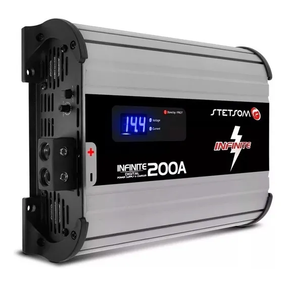 Fonte Automotiva Stetsom Infinite 200a Digital 12v Cor Prateado Foto 1
