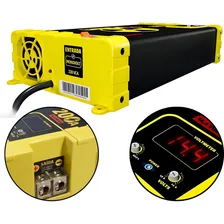 Fonte Automotiva Usina 70 Ah Bivolt Voltimetro Spark Cor Preto - Amarelo Foto mini 4