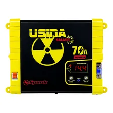 Fonte Automotiva Usina 70 Ah Bivolt Voltimetro Spark Cor Preto - Amarelo Foto  mini 1