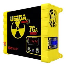 Fonte Automotiva Usina 70 Ah Bivolt Voltimetro Spark Cor Preto - Amarelo Foto mini  2