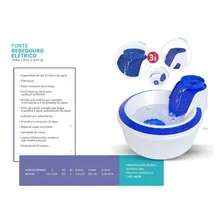 Fonte Bebedouro Automático Petlon Cães Gatos Fonte Água 110v Foto mini 1