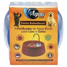 Fonte Bebedouro E Purificador Aqua Mini Bivolt - Azul Foto mini  3