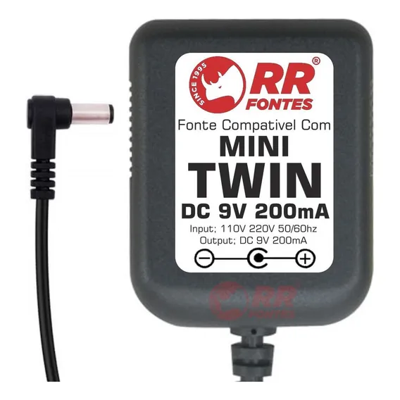 Fonte Carregador 9v Caixa Fender Mini Md20 De Luxe Foto 1
