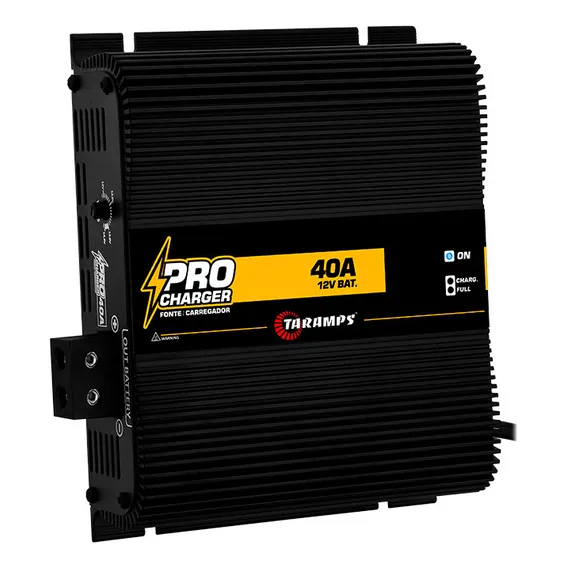 Fonte Carregador Automotiva Taramps 40a Pro Charger Cor Preto Foto 1