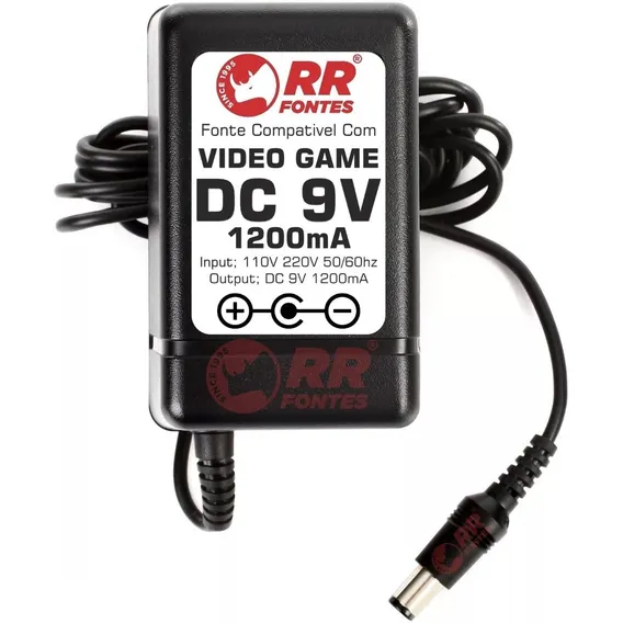 Fonte Carregador Mega Drive 1-2, Sega Tectoy, Phanton System Foto 1